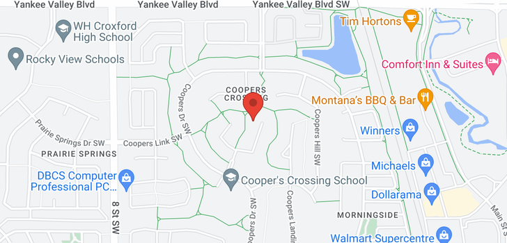 map of 272 Coopers Park SW